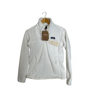 Patagonia Women's Re-Tool Snap-T Pullover Slim Fit Small Raw Linen - New